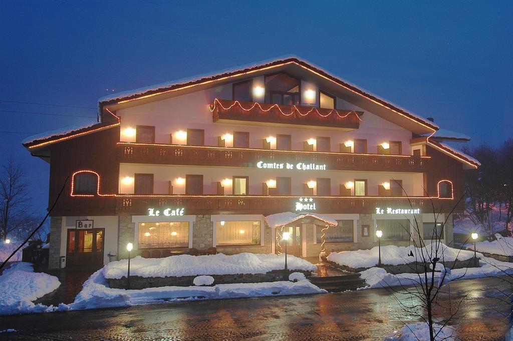 Hotel Comtes De Challant Albergo Etico Valle D'Aosta Fenis Eksteriør billede